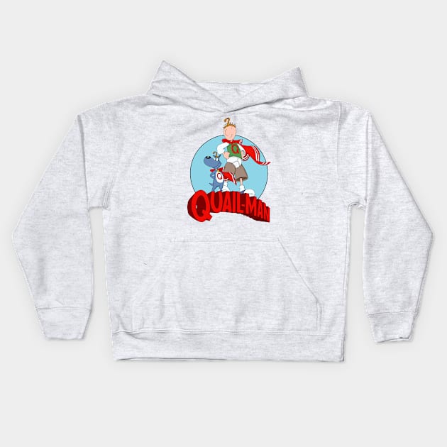 Quailman Kids Hoodie by OniSide